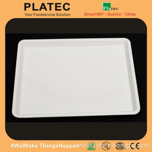 Best selling white melamine weight plates for dinner restaurant